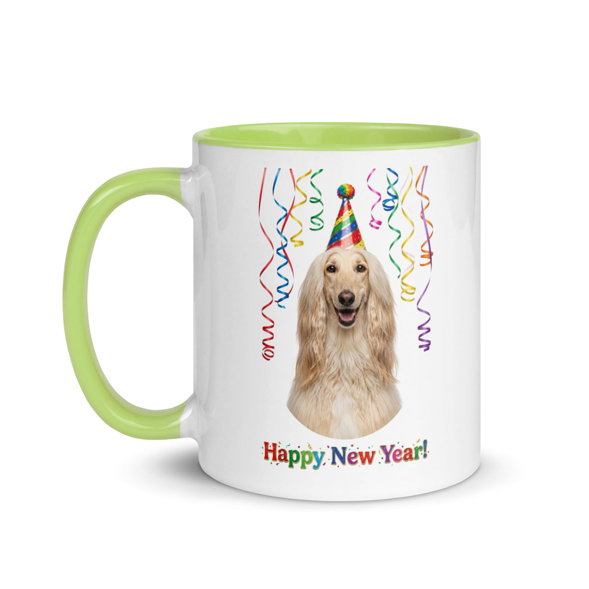 Afghan Hound Ceramic New Year Mug
