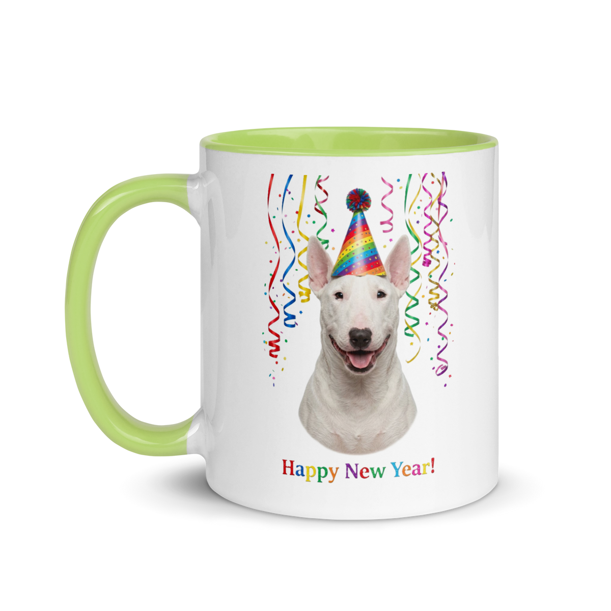 Bull Terrier Ceramic New Year Mug