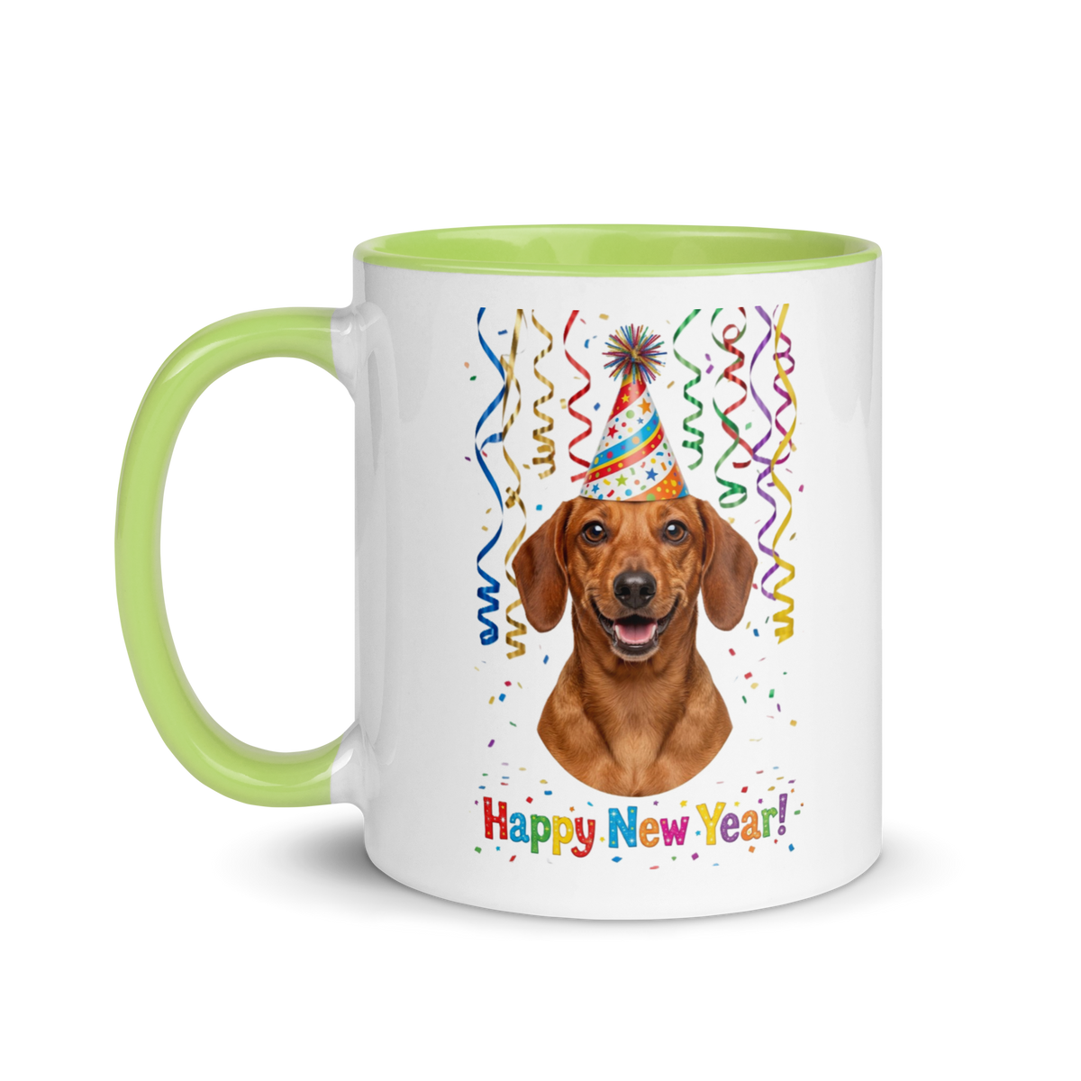 Dachshund Ceramic New Year Mug