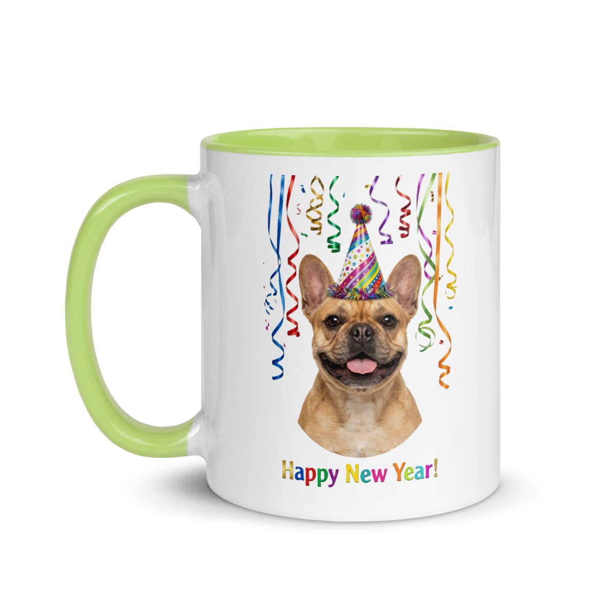 French Bulldog Ceramic New Year Mug