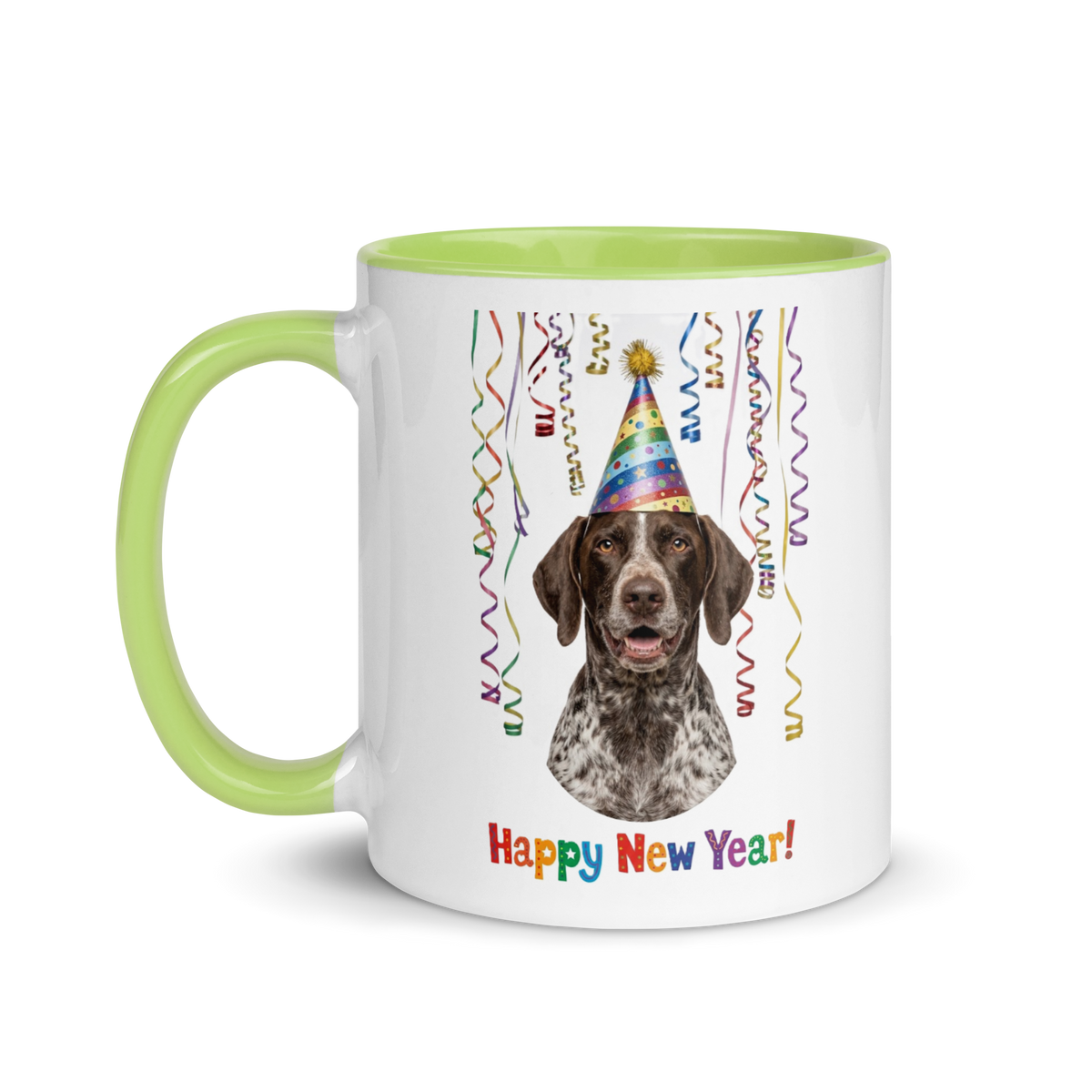 German Shorthaired Pointer Ceramic New Year Mug