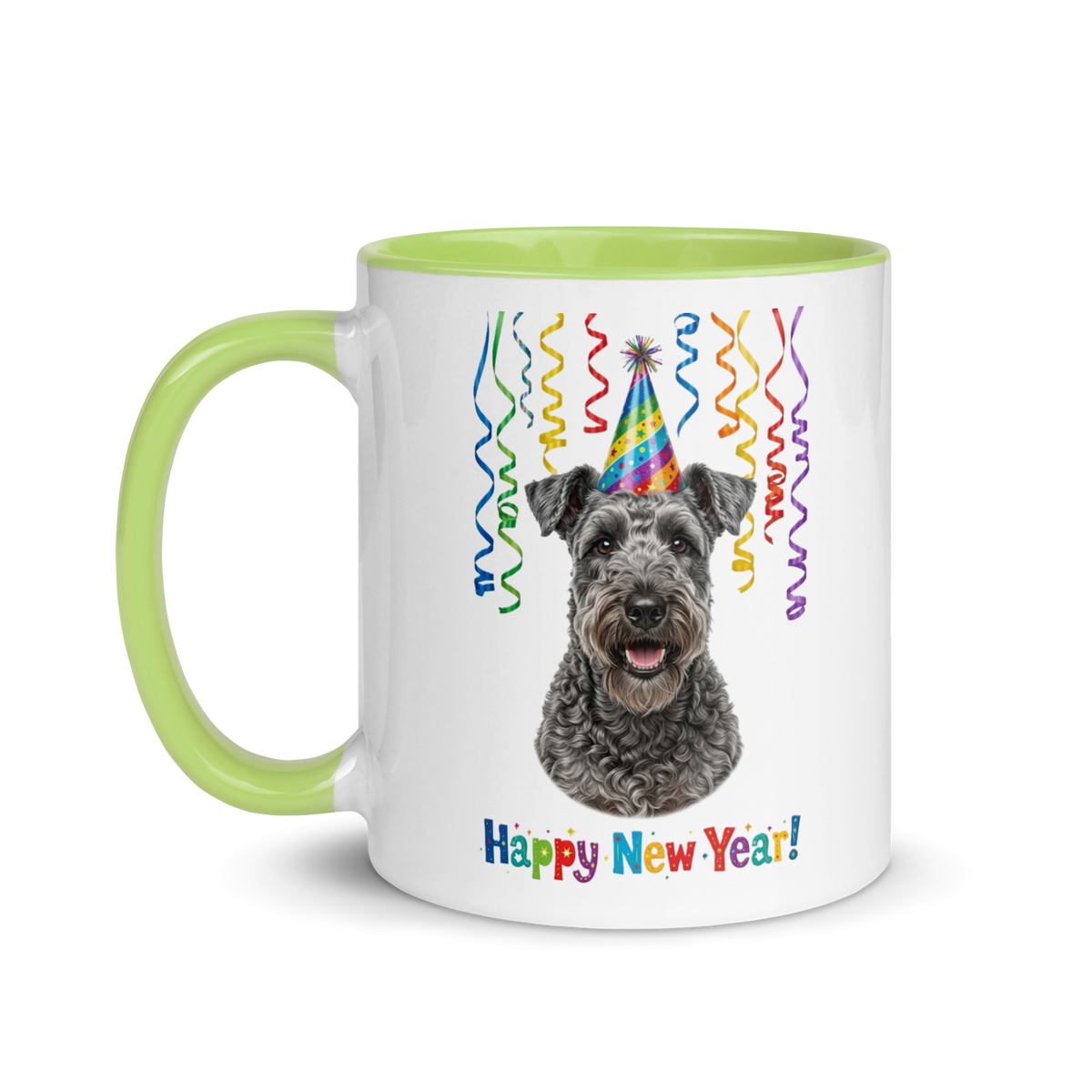 Kerry Blue Terrier Ceramic New Year Mug
