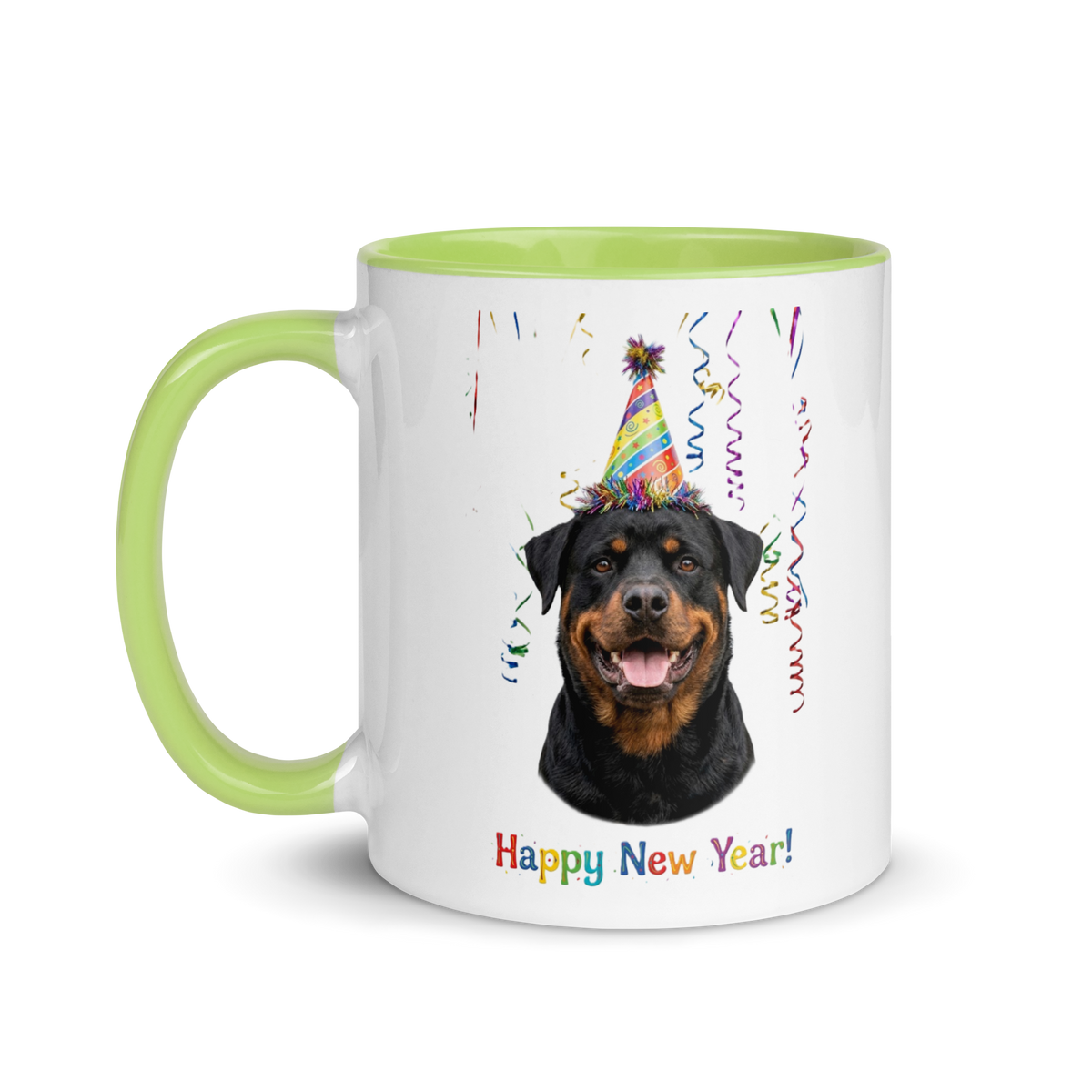 Rottweiler Ceramc New Year Mug