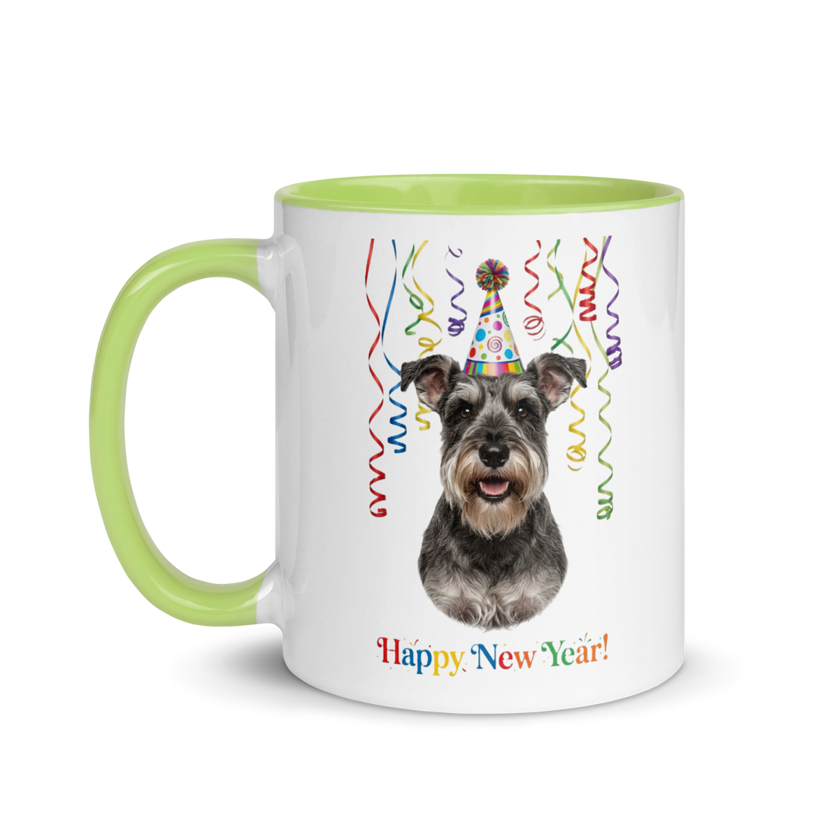 Schnauzer Ceramic New Year Mug