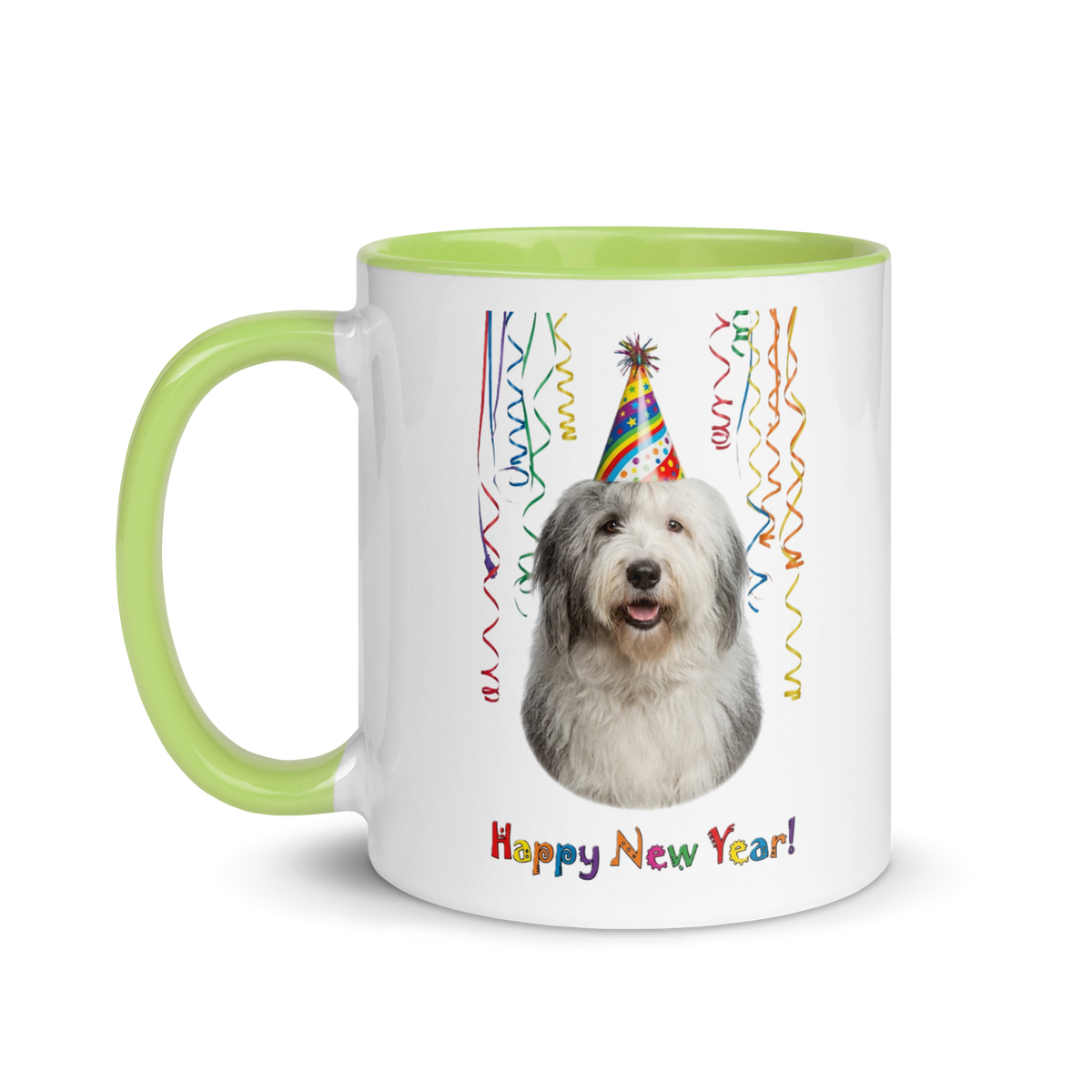 Sheepdog Ceramic New Year Mug