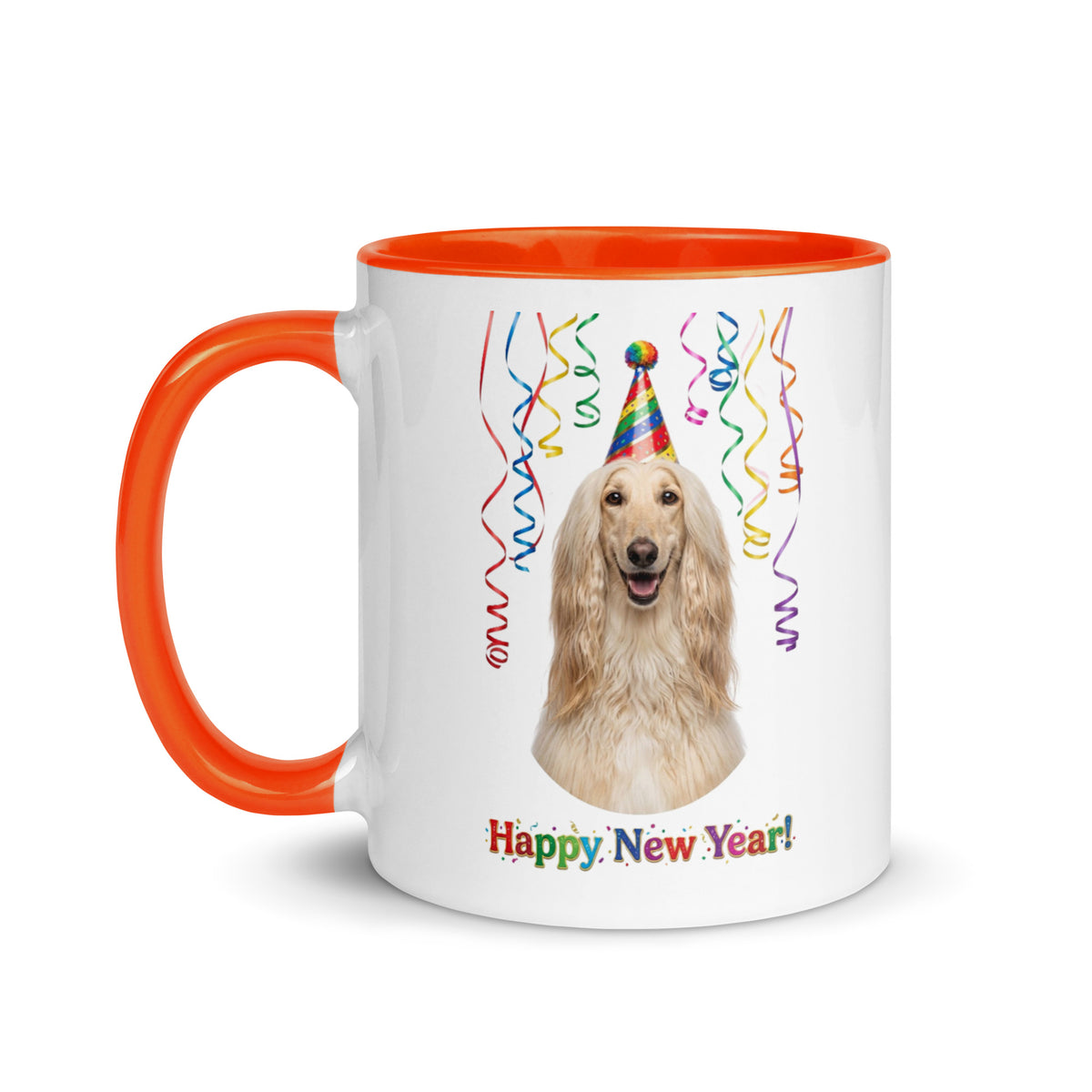 Afghan Hound Ceramic New Year Mug