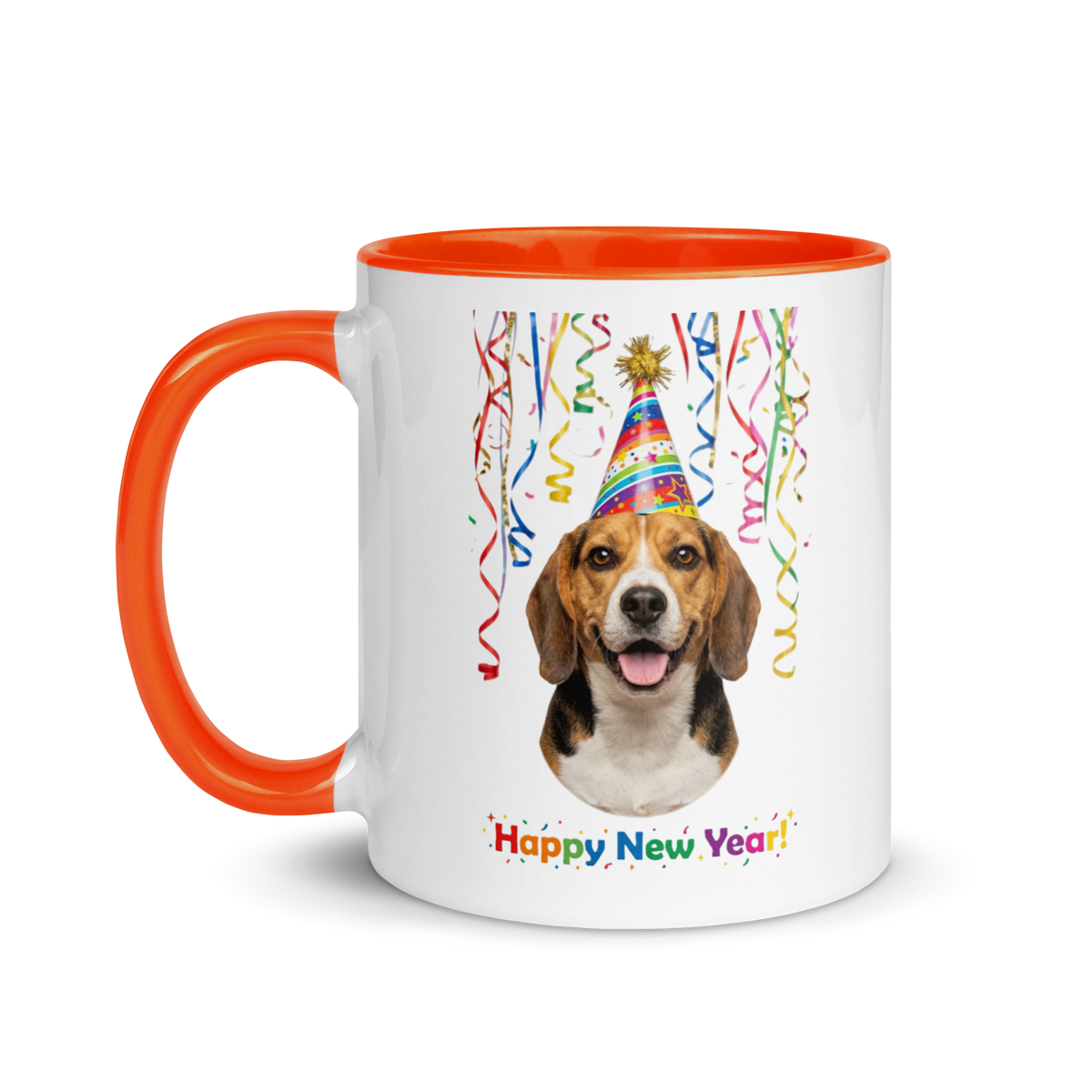 Beagle Ceramic New Year Mug
