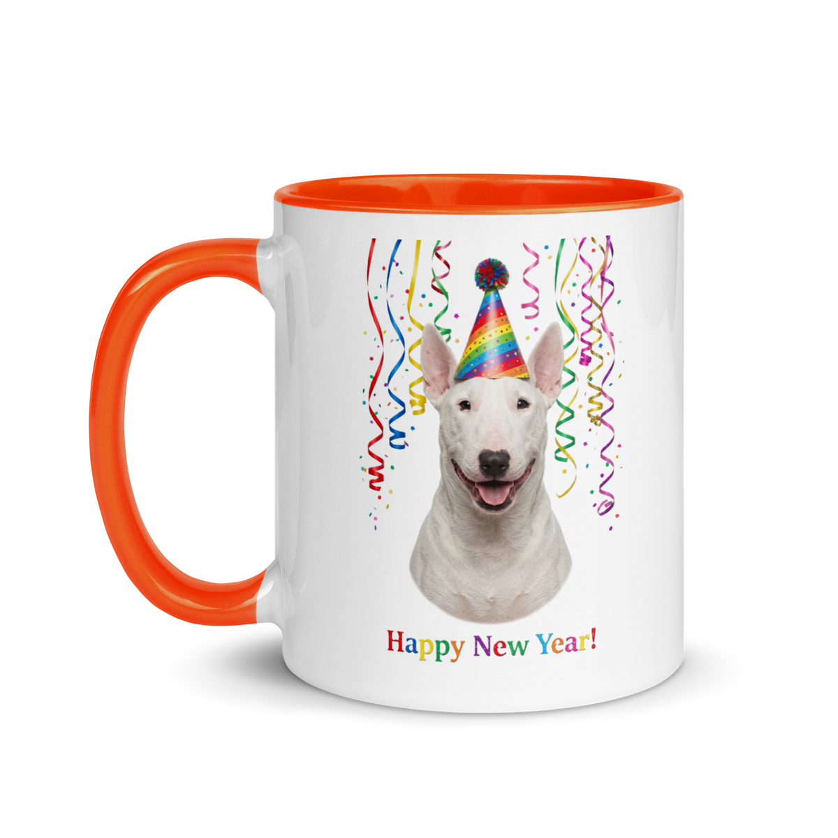 Bull Terrier Ceramic New Year Mug