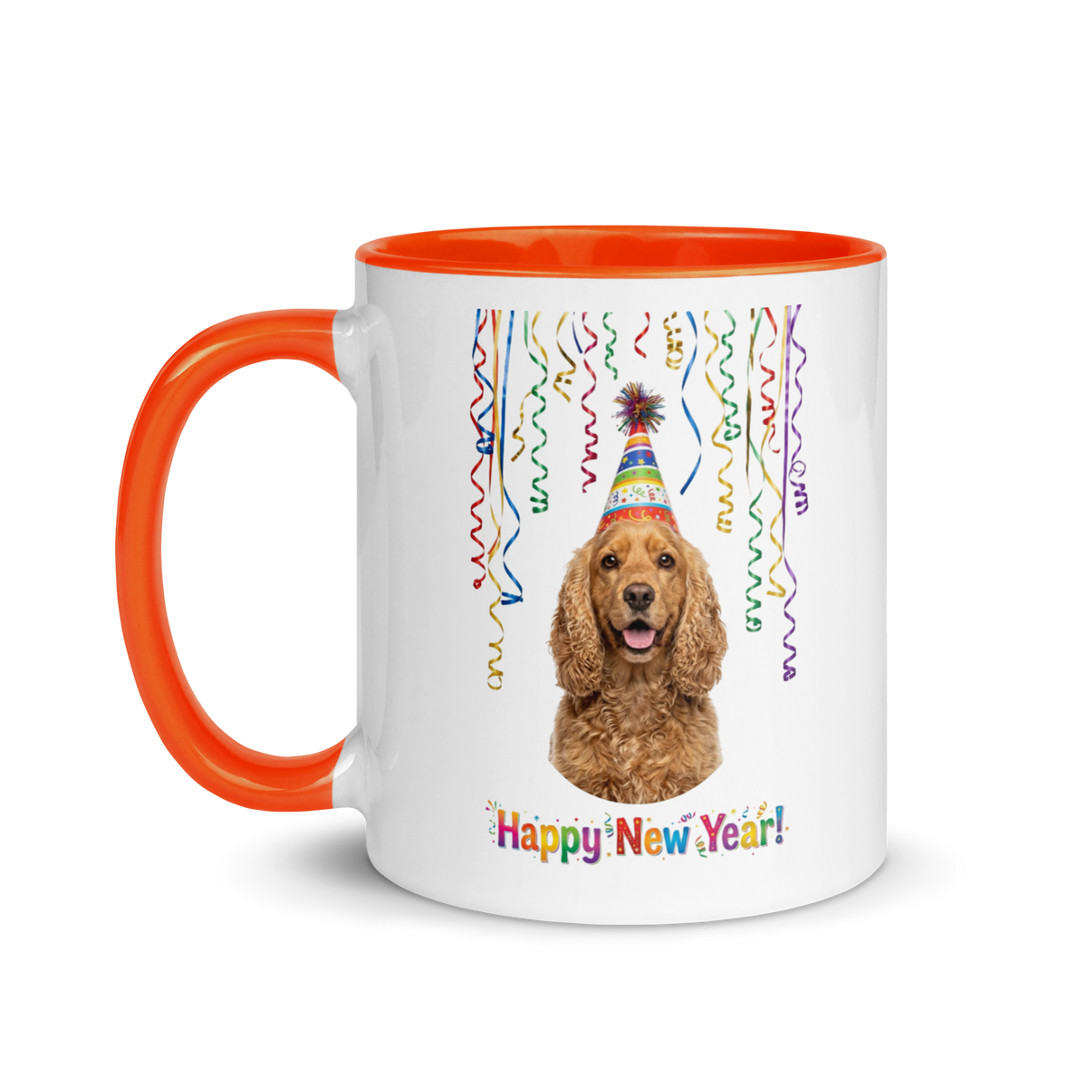 Cocker Spaniel Ceramic New Year Mug