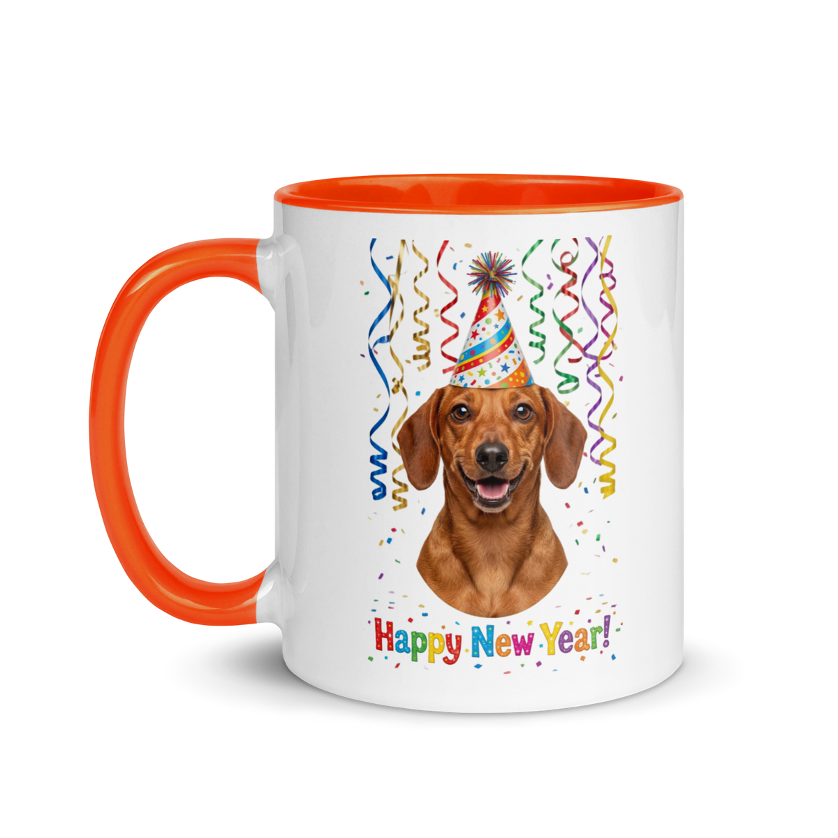 Dachshund Ceramic New Year Mug