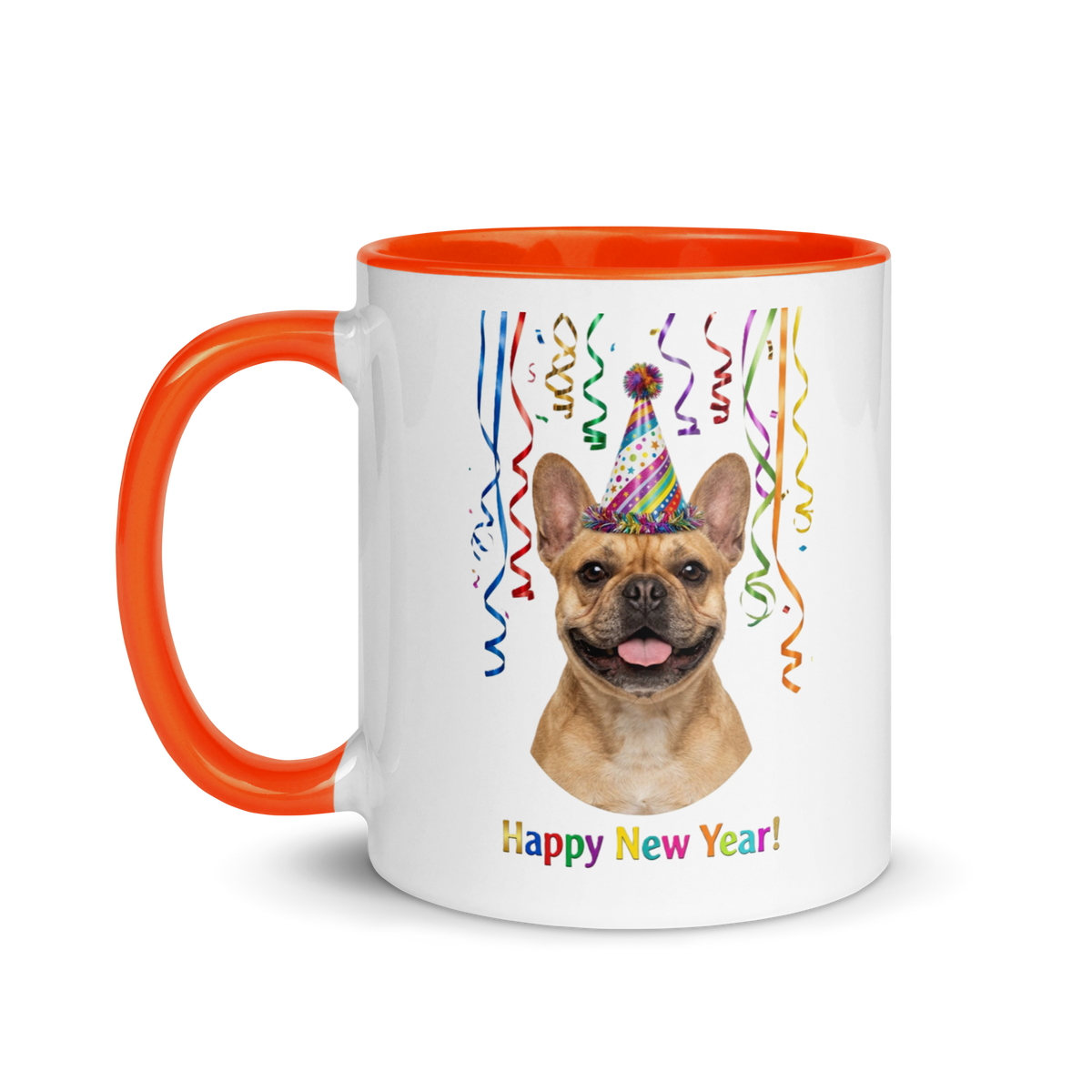 French Bulldog Ceramic New Year Mug