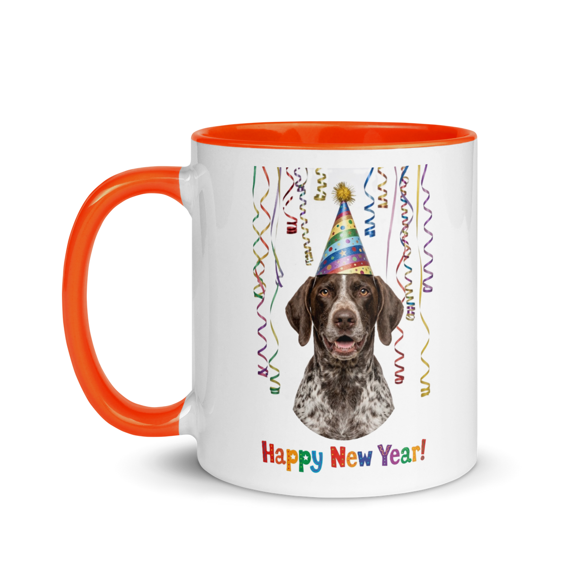 German Shorthaired Pointer Ceramic New Year Mug