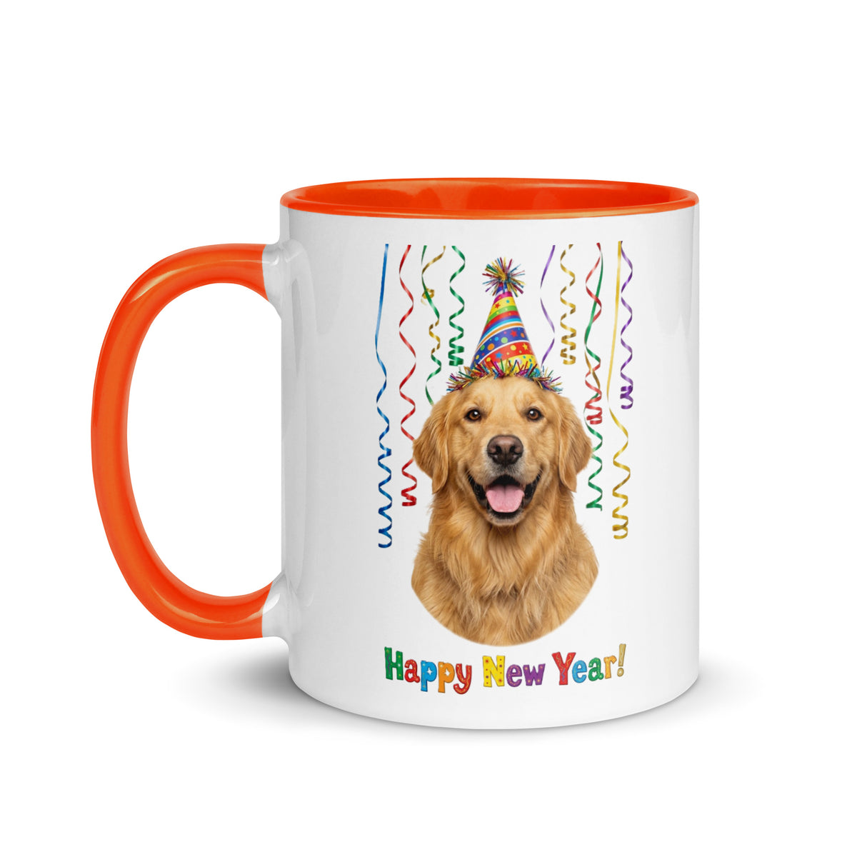 Golden Retriever Ceramic New Year Mug