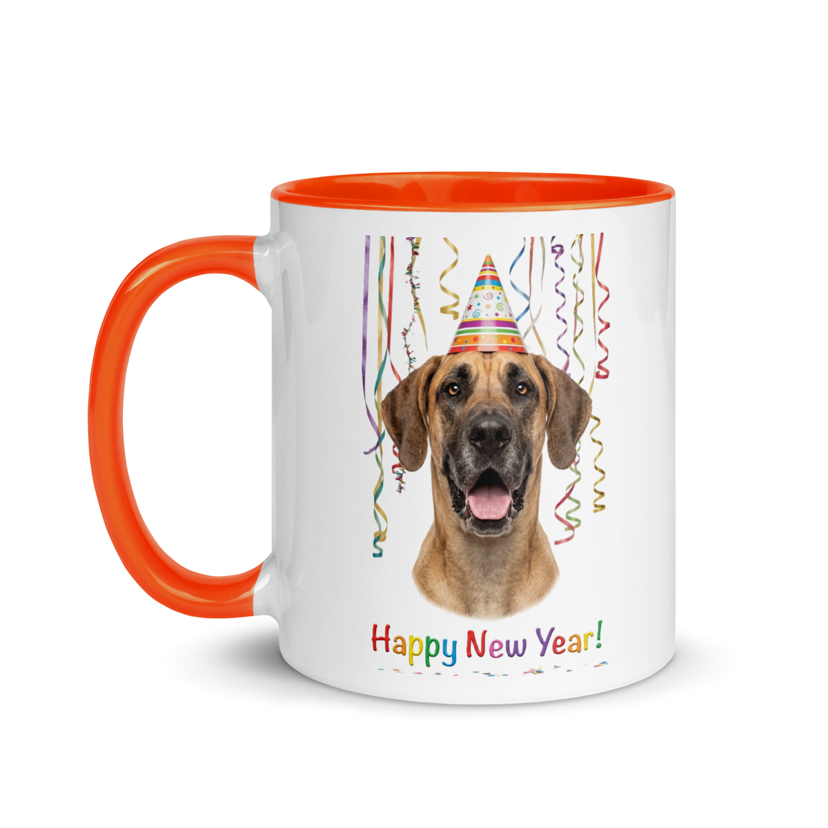 Great Dane Ceramic New Year Mug