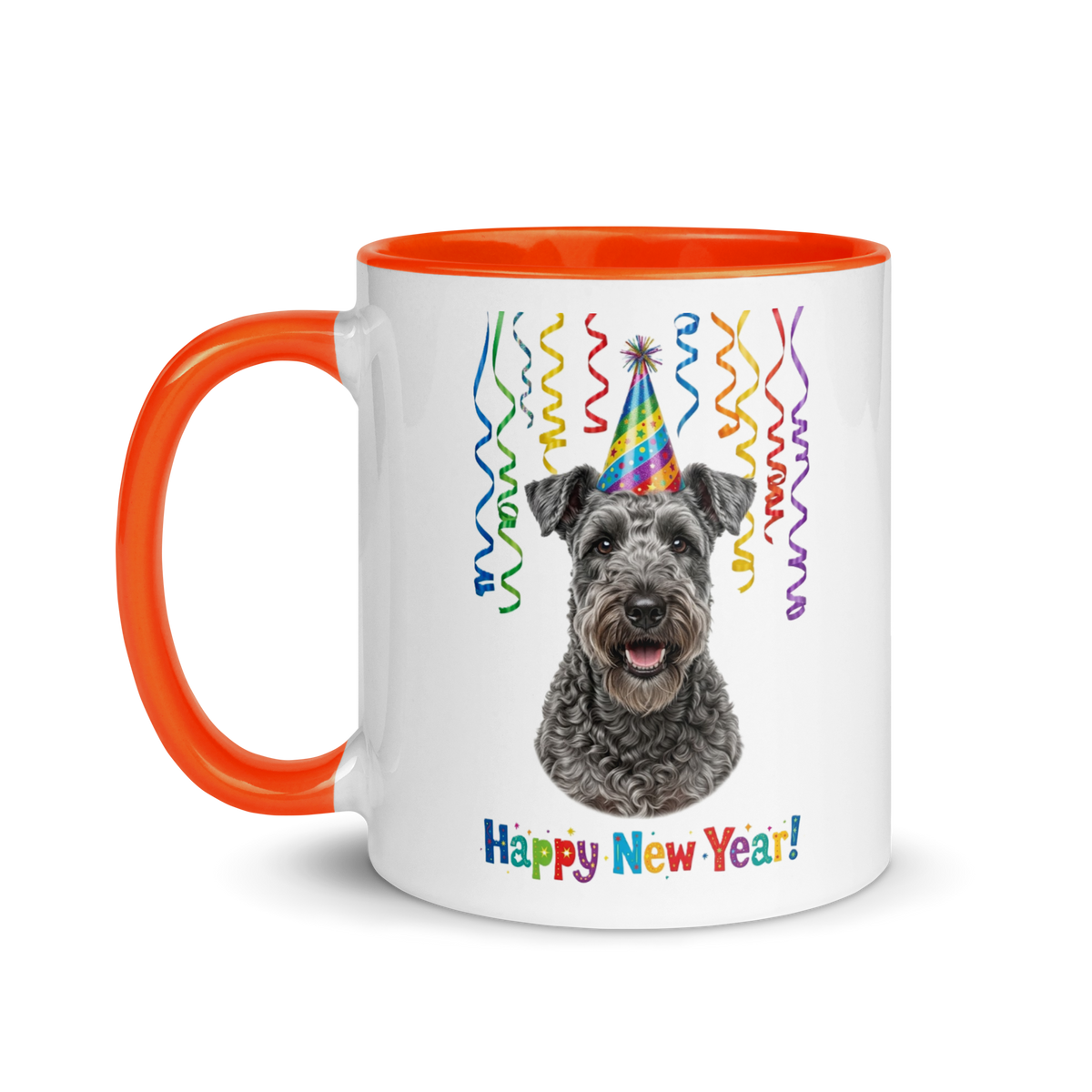 Kerry Blue Terrier Ceramic New Year Mug