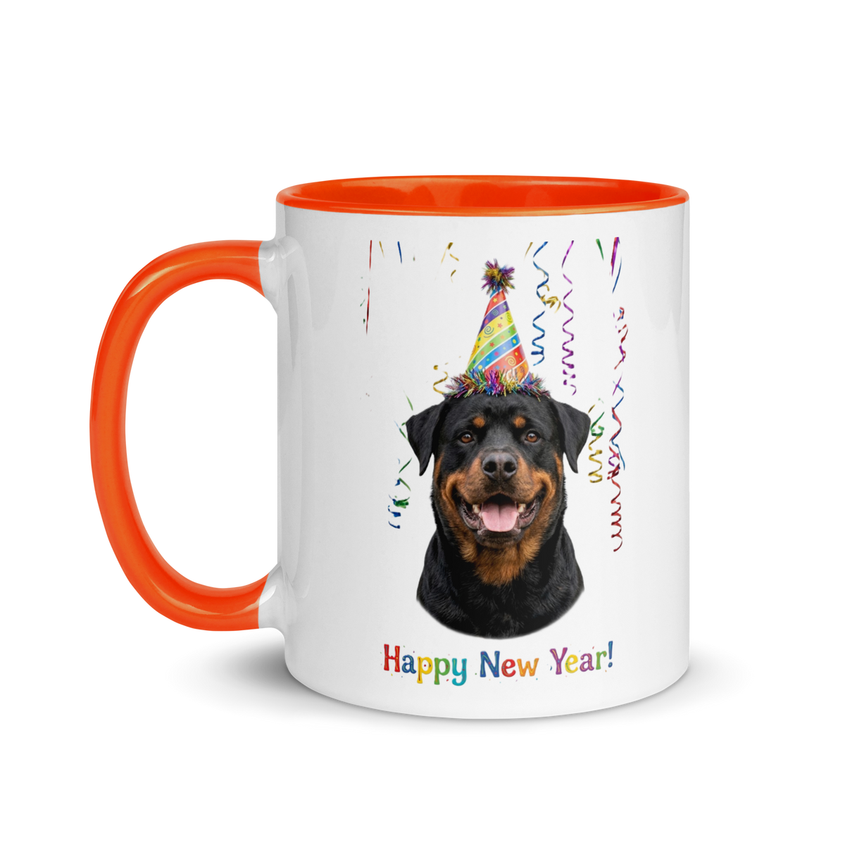 Rottweiler Ceramc New Year Mug