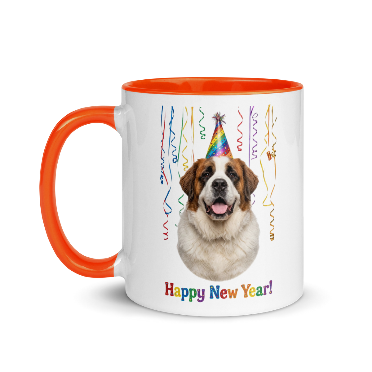 Saint Bernard Ceramic New Year Mug