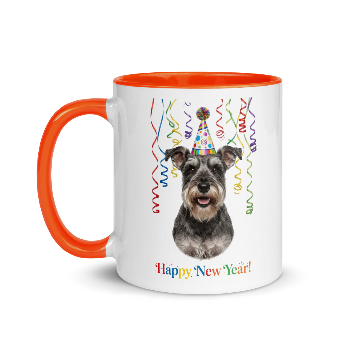 Schnauzer Ceramic New Year Mug