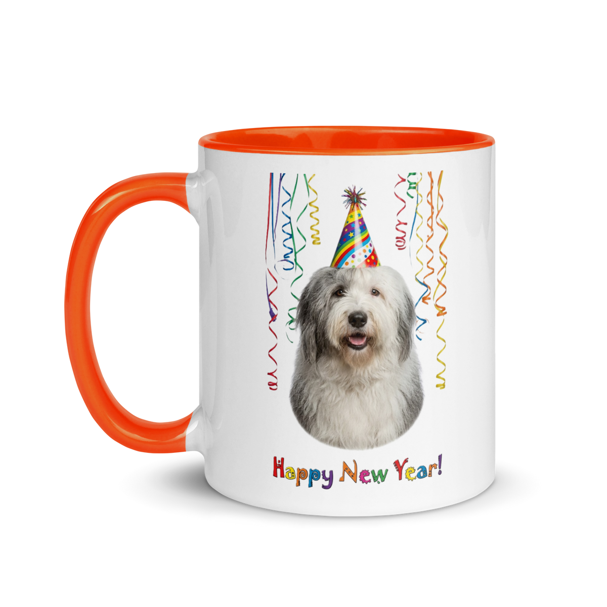 Sheepdog Ceramic New Year Mug