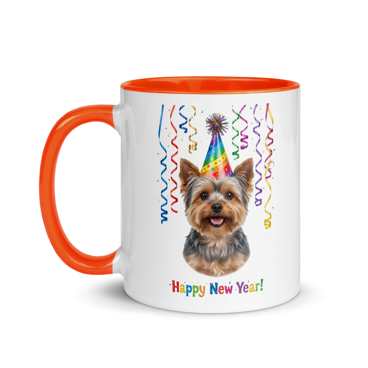 Yorkie Ceramic New Year Mug