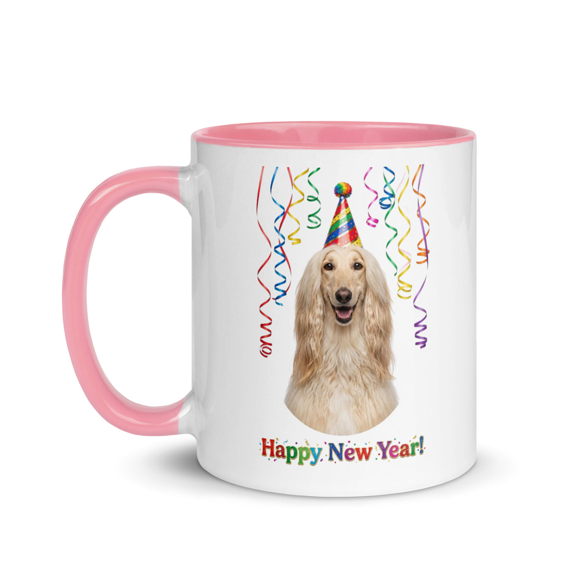 Afghan Hound Ceramic New Year Mug