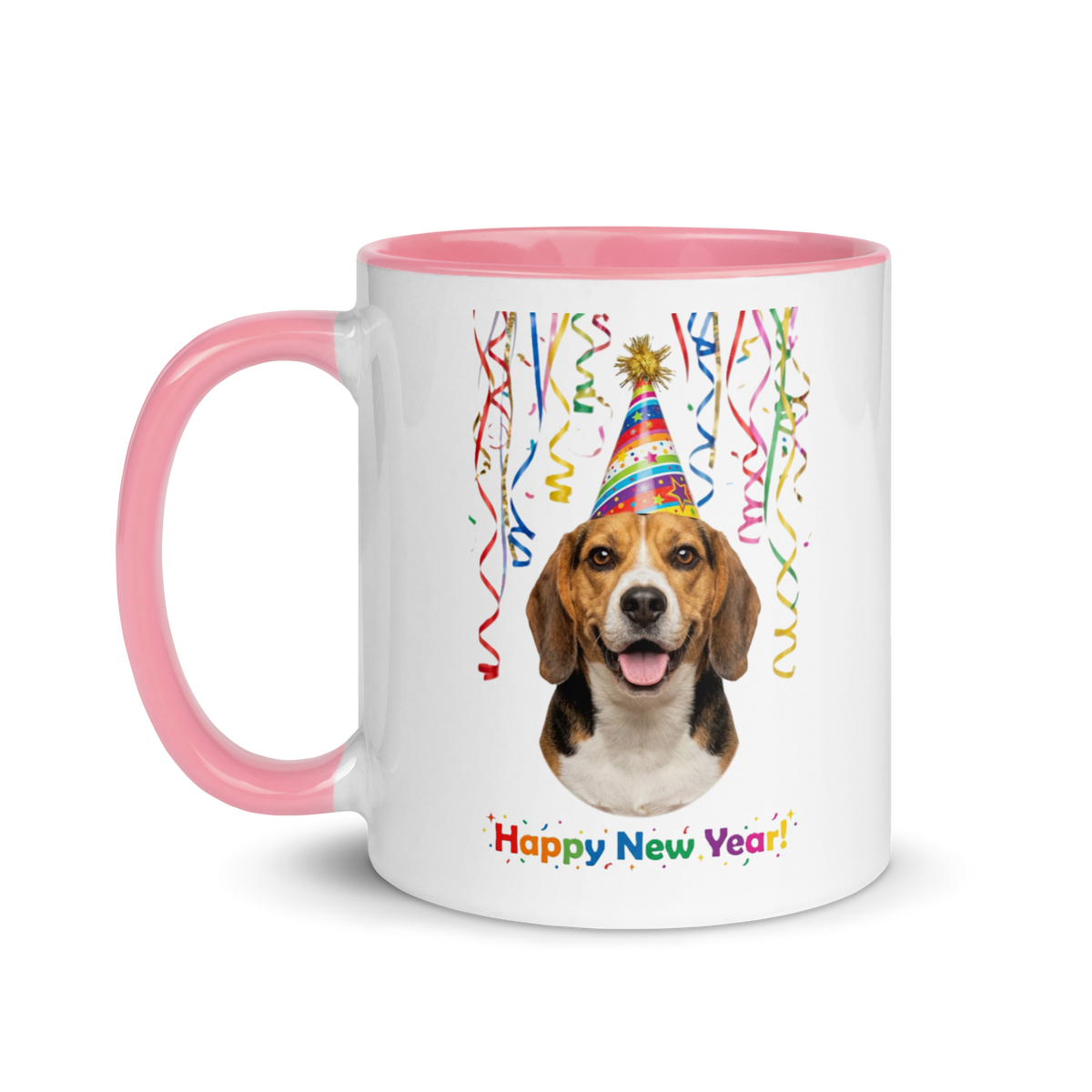 Beagle Ceramic New Year Mug