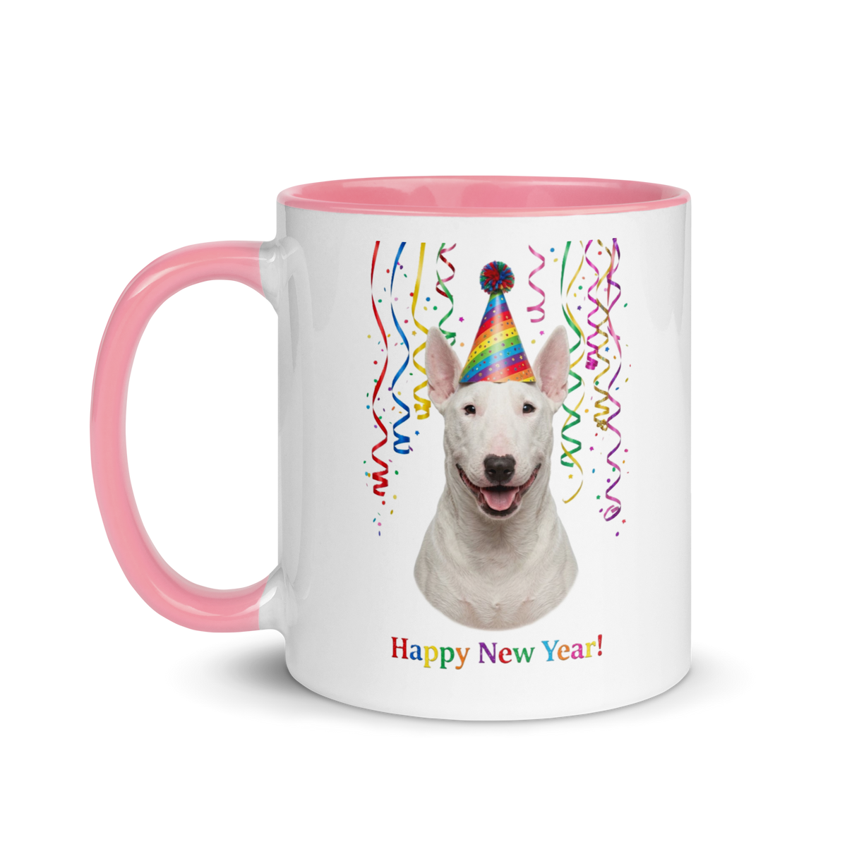 Bull Terrier Ceramic New Year Mug