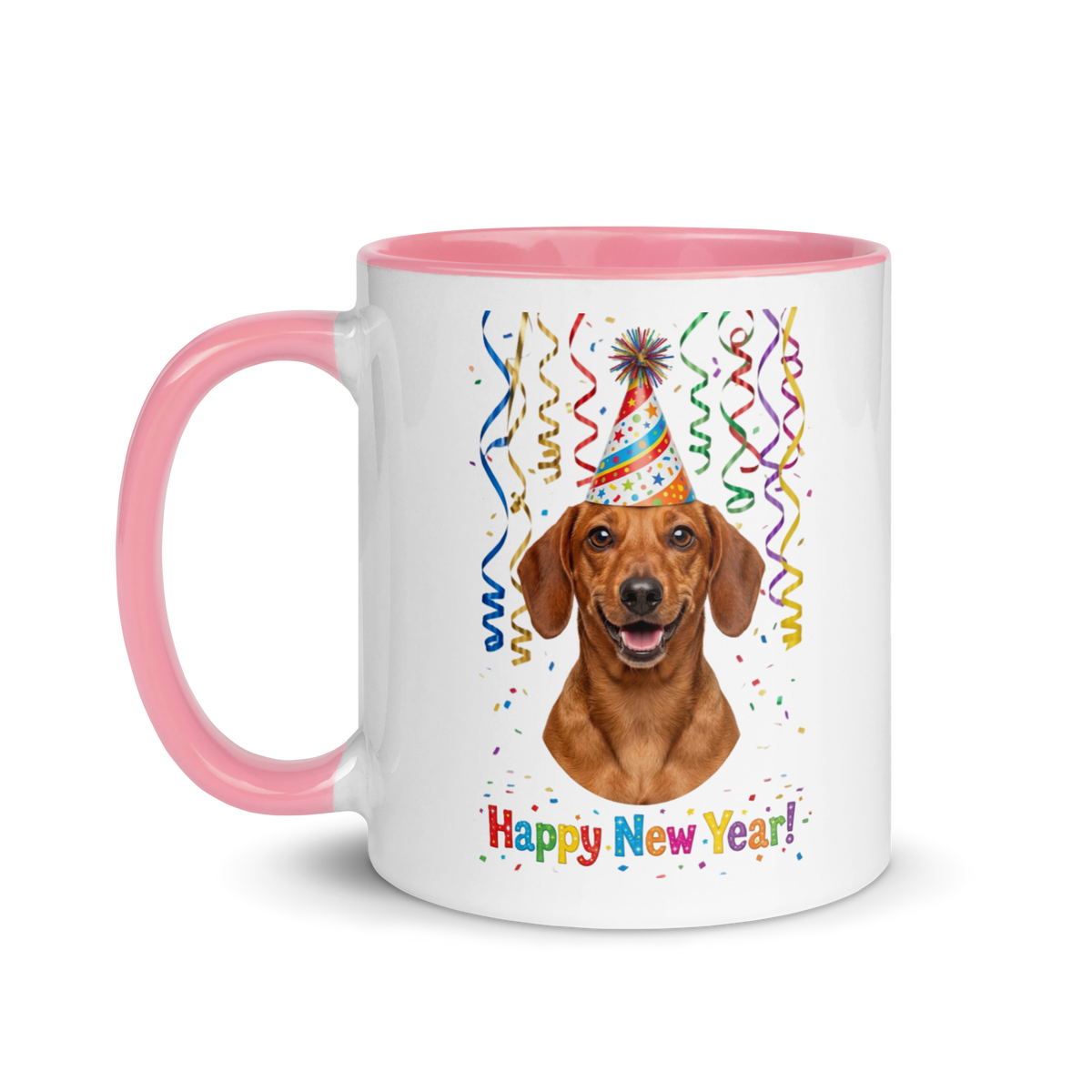 Dachshund Ceramic New Year Mug