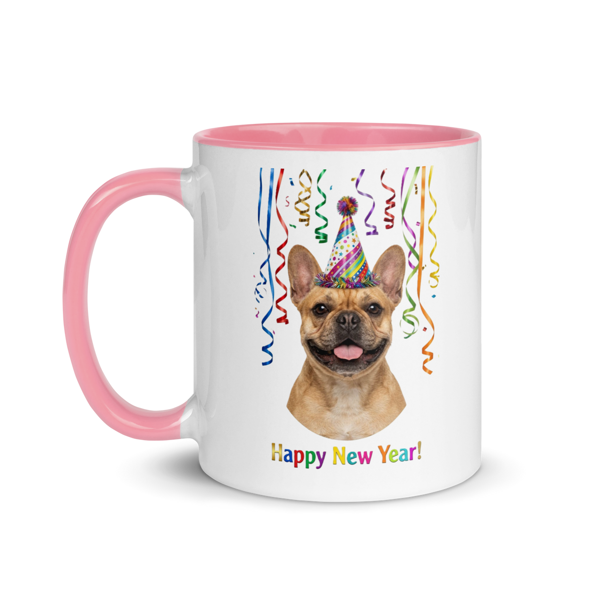 French Bulldog Ceramic New Year Mug