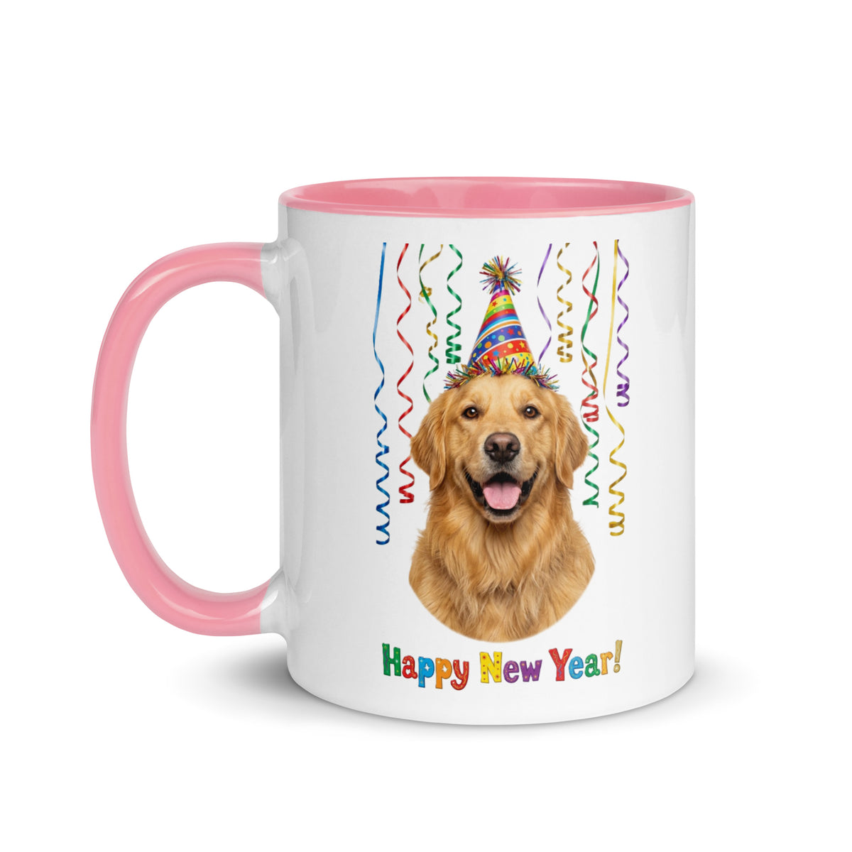 Golden Retriever Ceramic New Year Mug