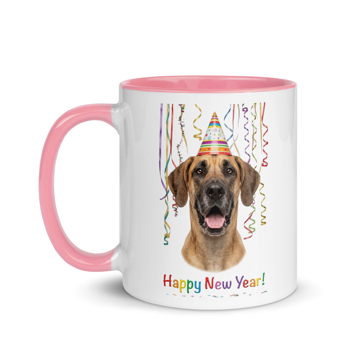 Great Dane Ceramic New Year Mug