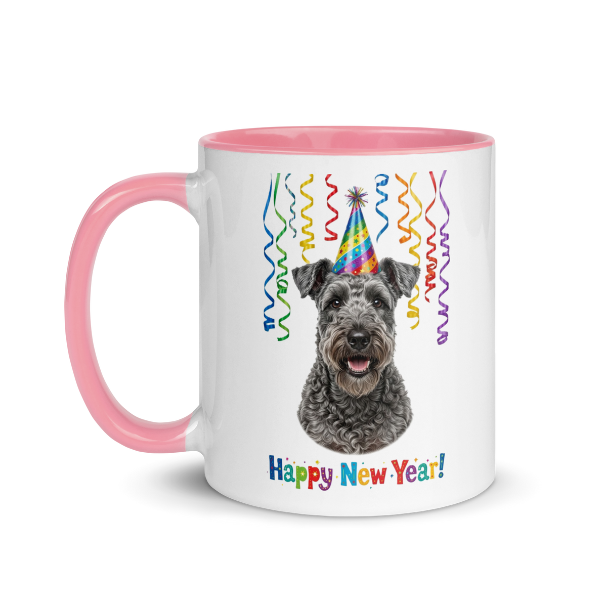 Kerry Blue Terrier Ceramic New Year Mug
