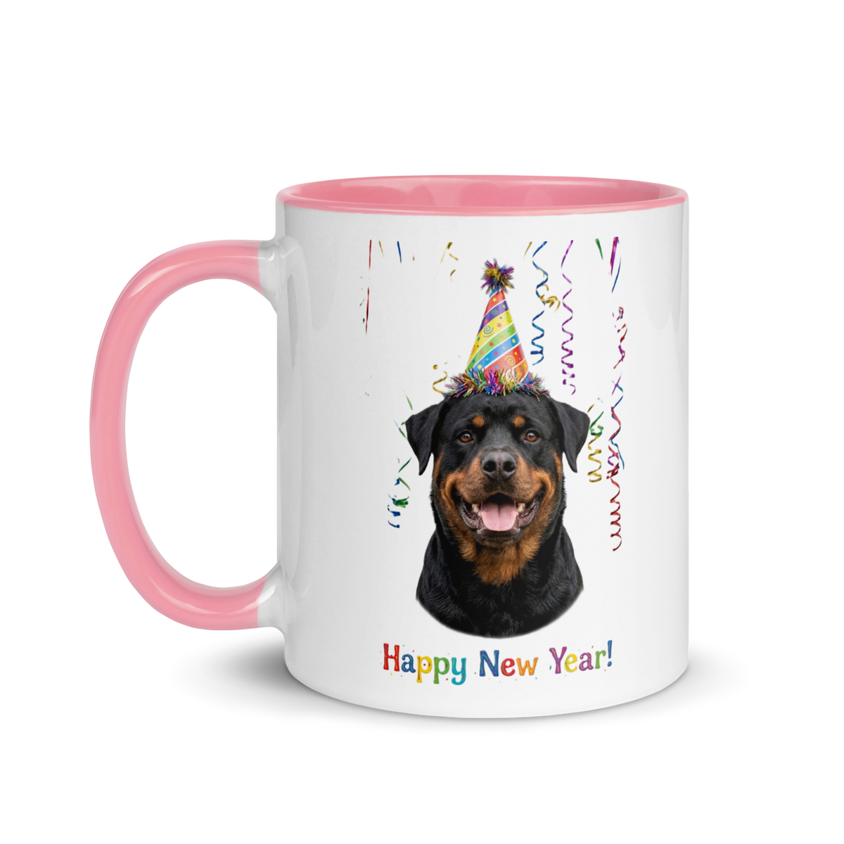 Rottweiler Ceramc New Year Mug