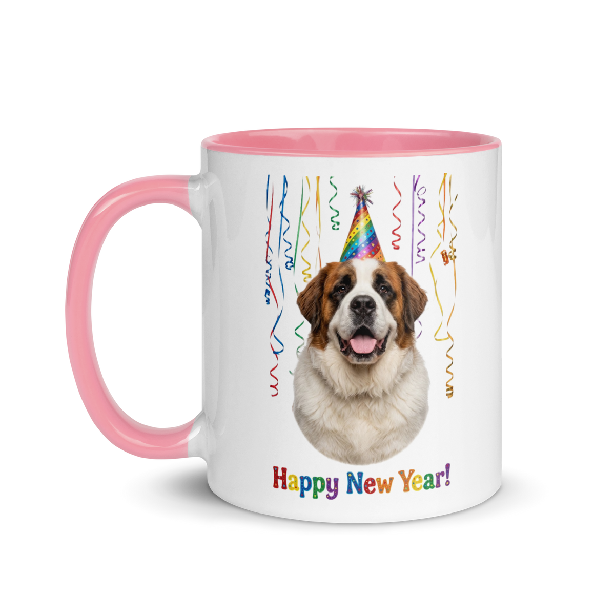 Saint Bernard Ceramic New Year Mug