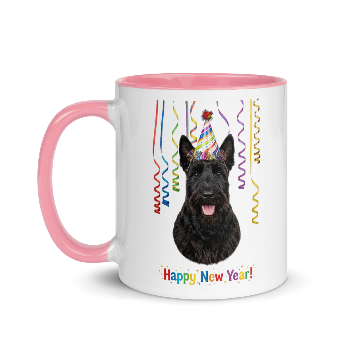 Scottie Ceramic New Year Mug