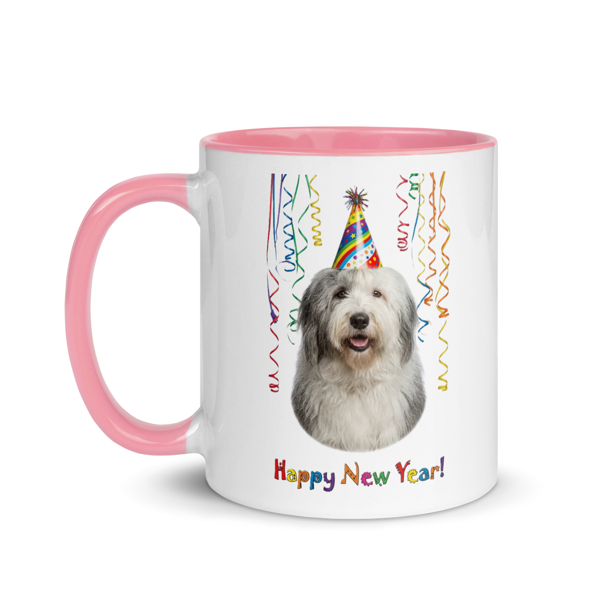 Sheepdog Ceramic New Year Mug