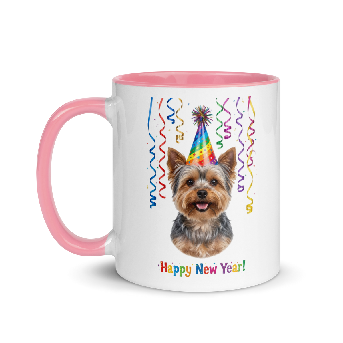 Yorkie Ceramic New Year Mug