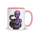 Purple Android Woman with Python Ceramic Mug