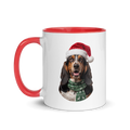 Basset Hound Ceramic Mug with Color Inside