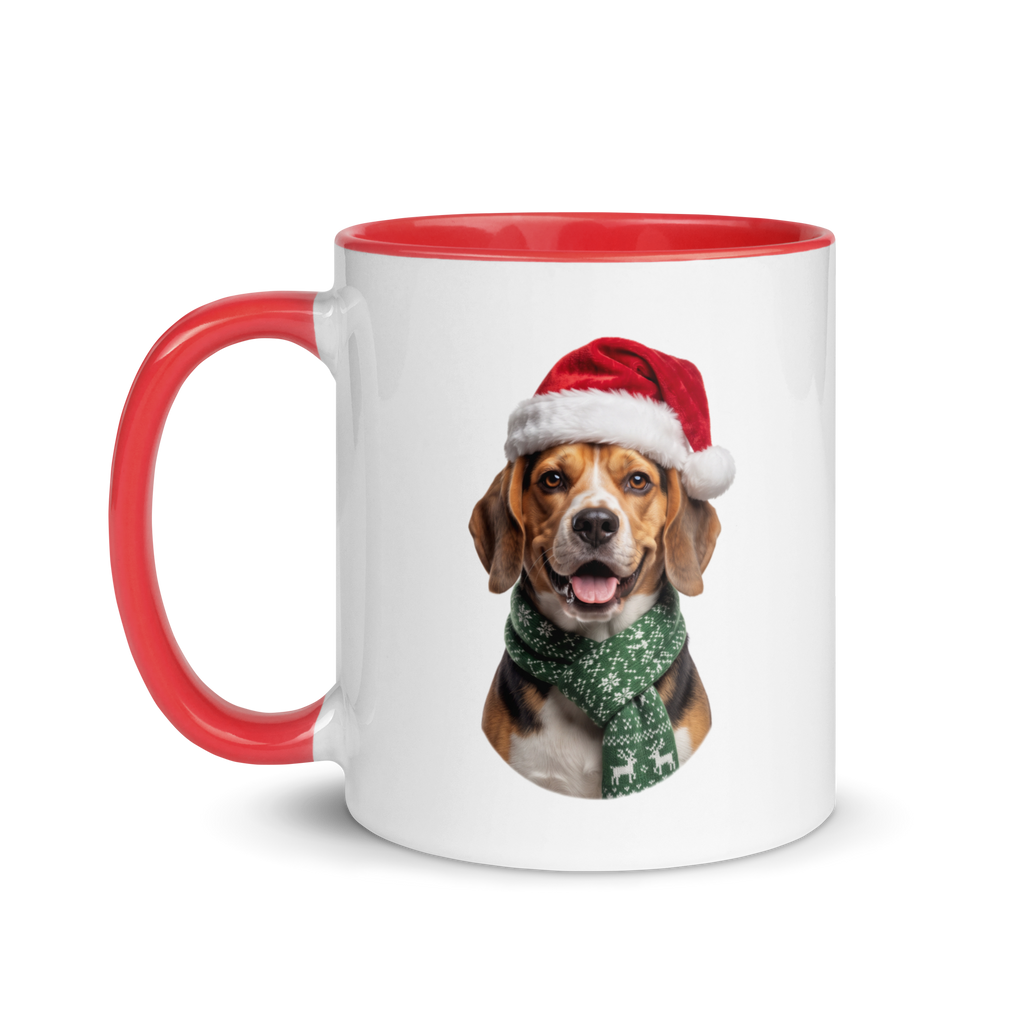 Beagle Ceramic Mug with Color Inside