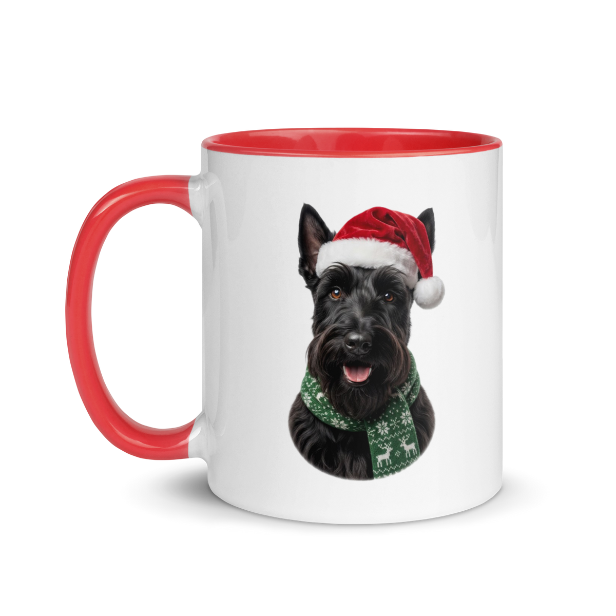 Scottie Ceramic Mug with Color Inside