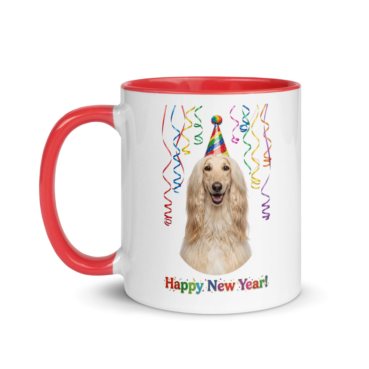 Afghan Hound Ceramic New Year Mug