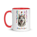 Alaskan Husky Ceramic New Year Mug