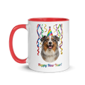 Australian Shepherd Ceramic New Year Mug