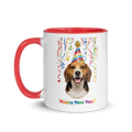 Beagle Ceramic New Year Mug