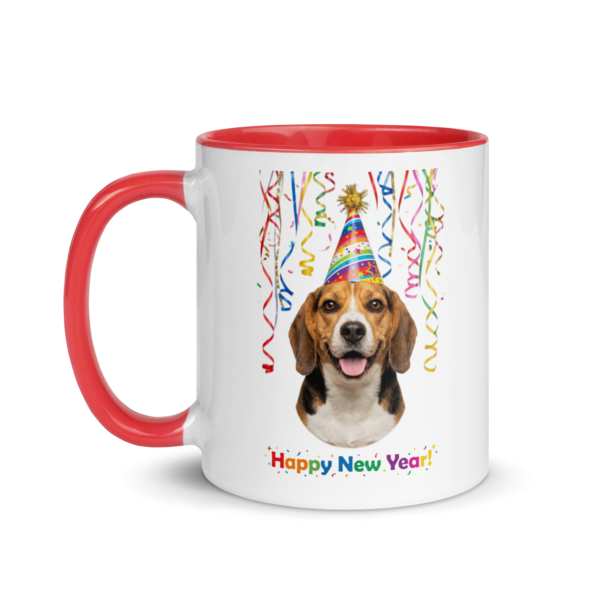 Beagle Ceramic New Year Mug