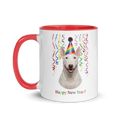 Bull Terrier Ceramic New Year Mug
