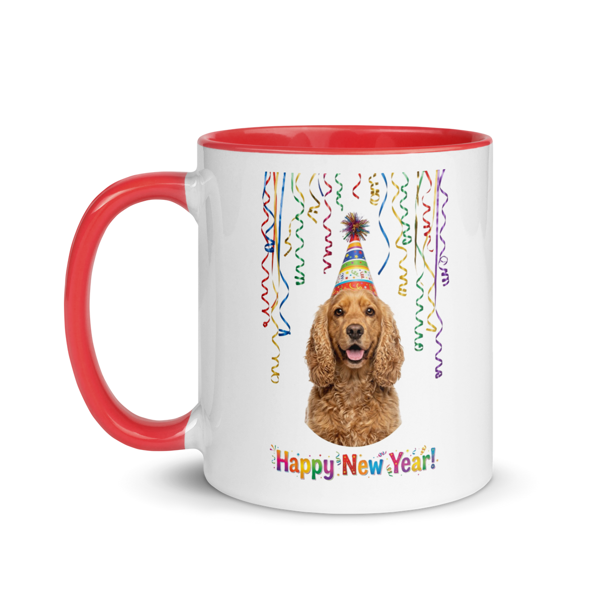 Cocker Spaniel Ceramic New Year Mug