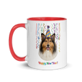 Collie Ceramic New Year Mug