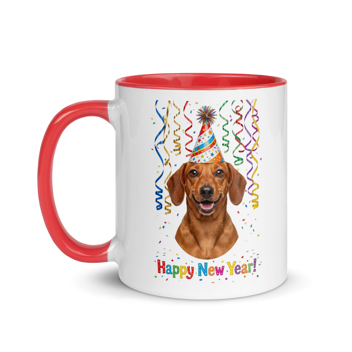 Dachshund Ceramic New Year Mug
